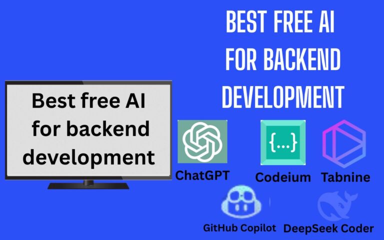Best free AI for backend development